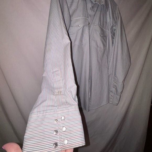 Men’s Classic Western Snap Close Dress Shirt - Picture 5 of 12